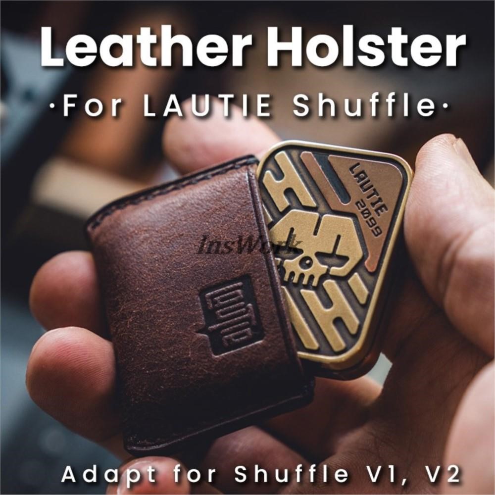 Edc Able Carry - Lautie edc Leder holster für Shuffle