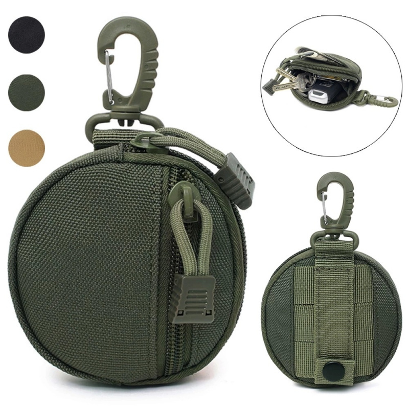 Edc Everyday Carry - Multifunktionale Outdoor-Hüfttasche Taktische Nylon-Mini-Schlüsseltasche mit Schnalle,
