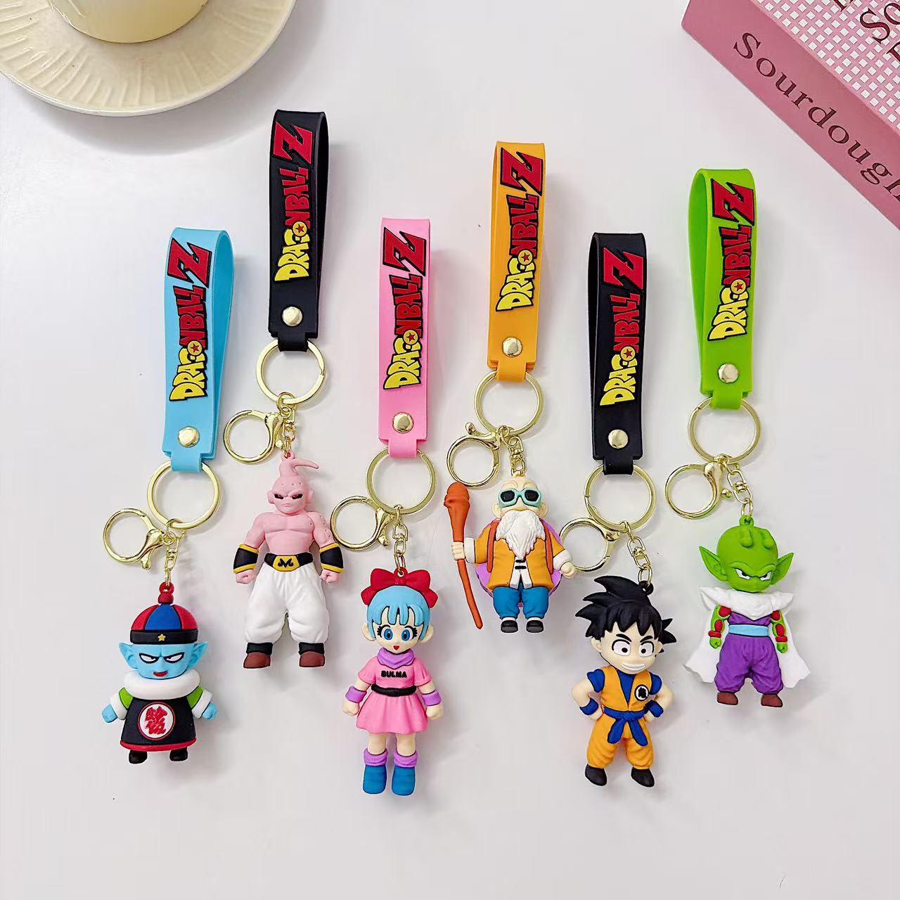 Carabiner Keychain - 1/6 Stück Dragon Ball Anime Schlüsselanhänger