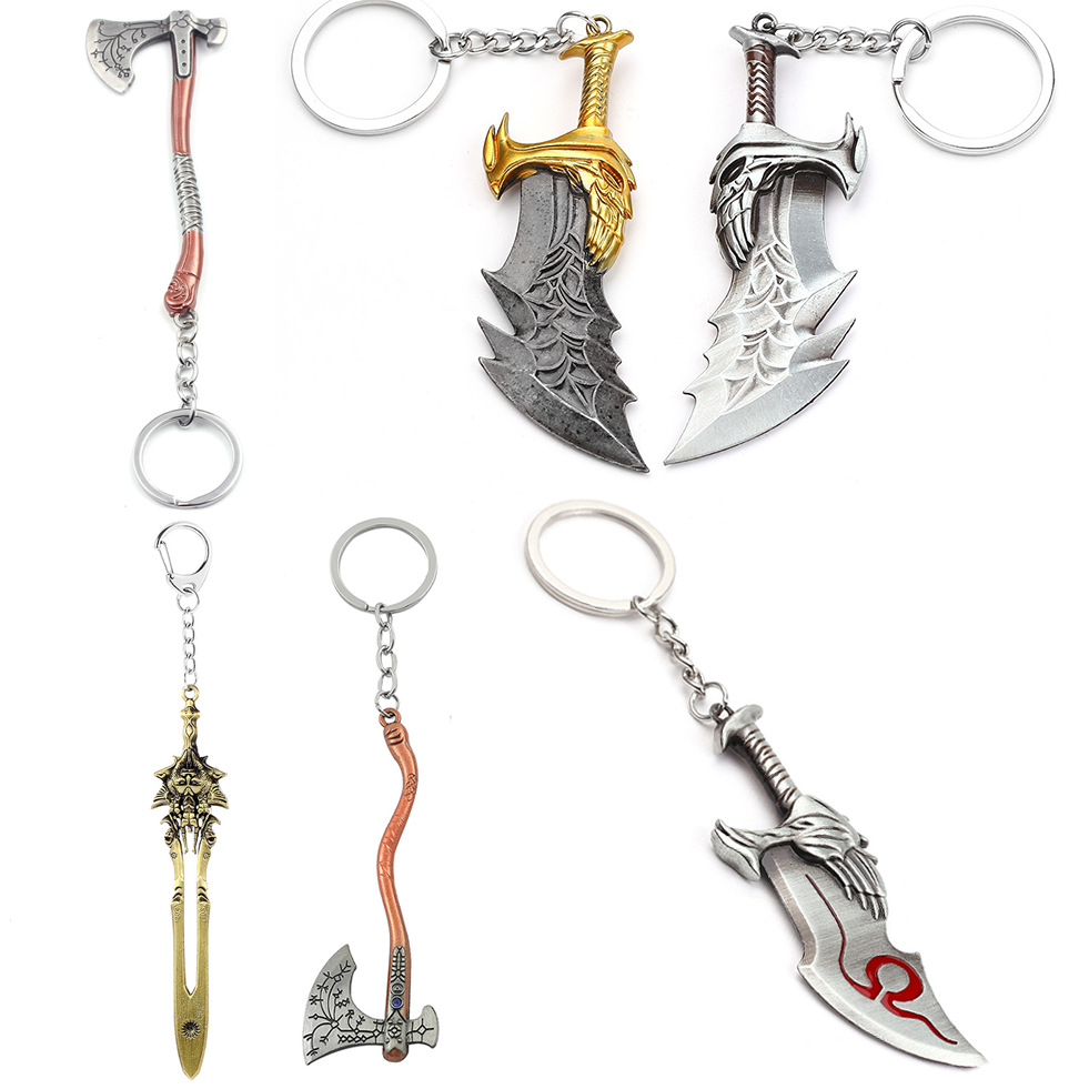 Carabiner Keychain - God of War 4 Kratos Schwert