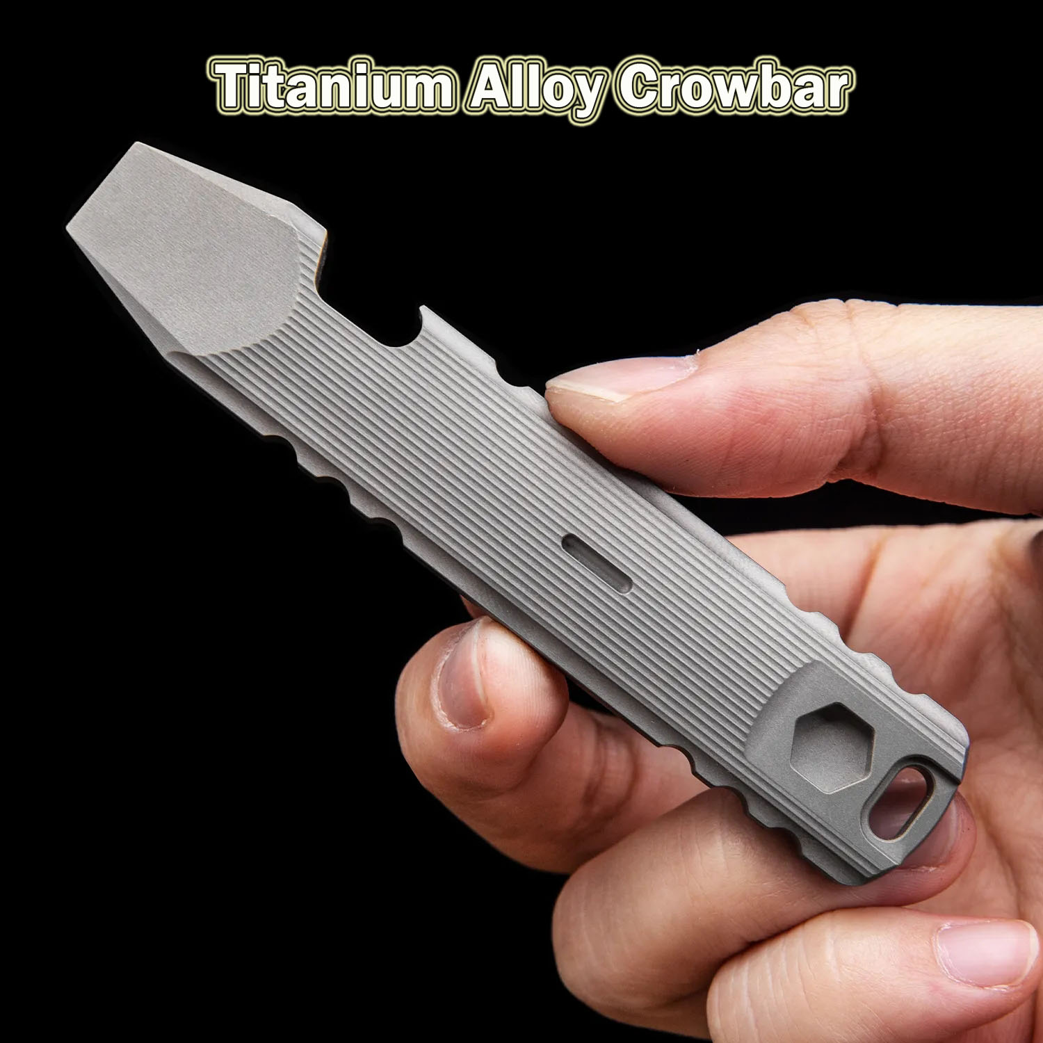 Titanium Pry Bar - 9,4 CM Titan Legierung Brecheisen Multifunktionale