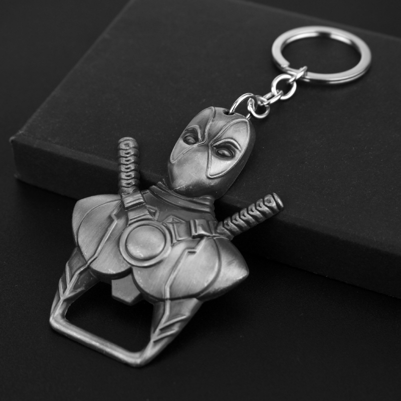 Carabiner Keychain - Deadpool Schlüsselanhänger, trendiger personalisierter Schlüsselanhänger, Flaschenöffner,