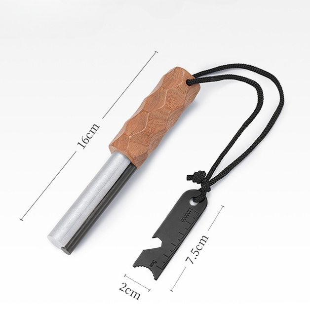 Outdoor-Feuerstein-Zündstab: W – Ferro Rod Striker Bewertung und Preis