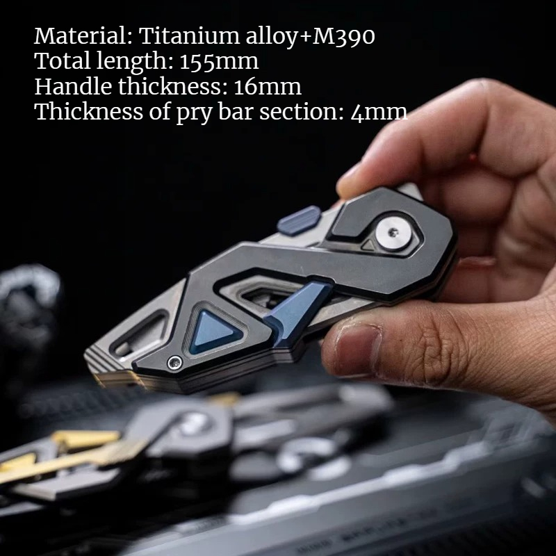 1 STÜCK NEUES Multifunktionale – Titanium Pry Bar Bewertung und Preis