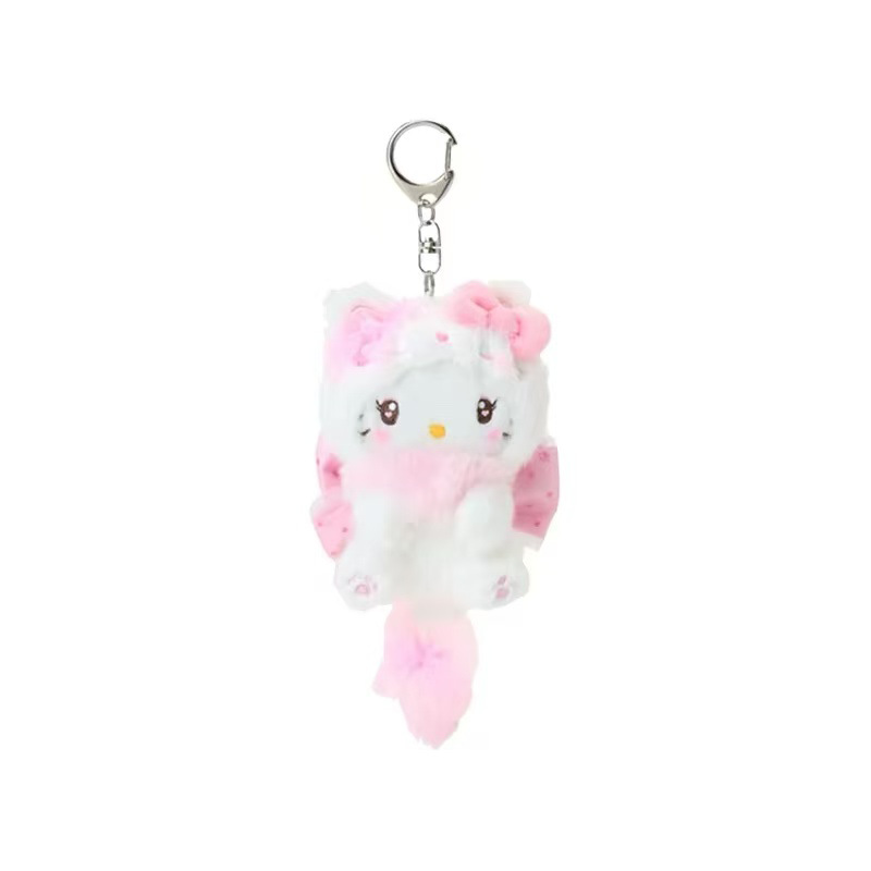 Hello Kitty Creme-Katze Schlei – Carabiner Keychain Bewertung und Preis