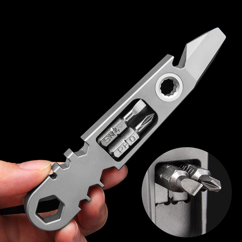 Tragbarer EDC-Multifunktions-H – Titanium Pry Bar Bewertung und Preis